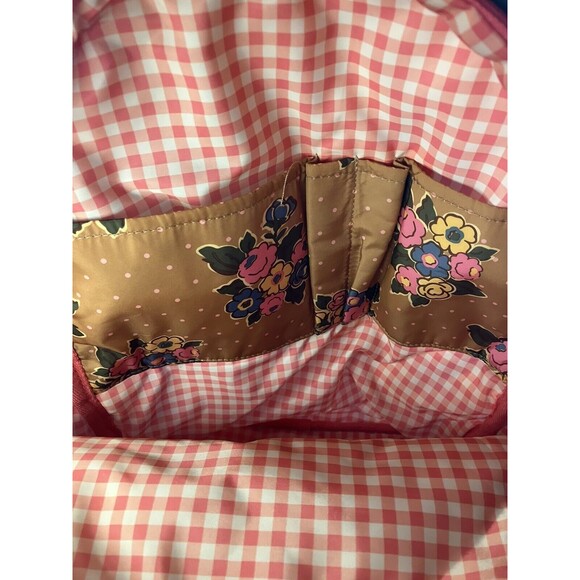 Matilda Jane Scholarly Me Floral Backpack And Lunch Box Gingham Floral Print! main image 6